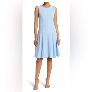 Calvin Klein Sky Blue Sleeveless Dress